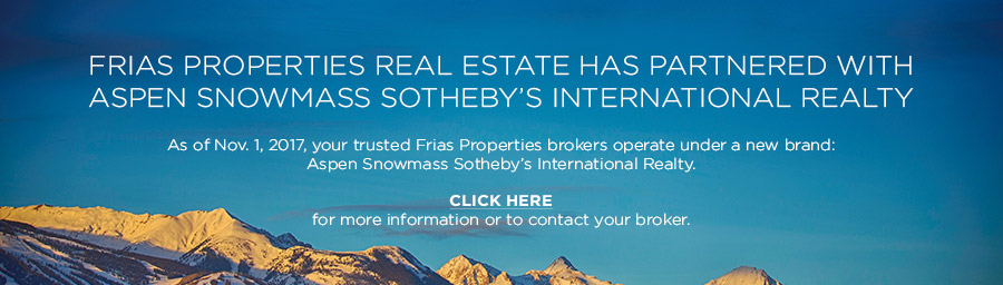 Aspen real estate Frias Properties Aspen real estate banner